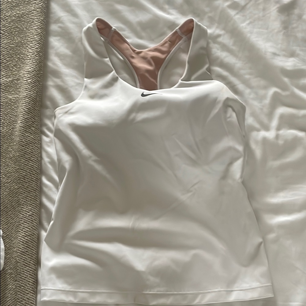 Nike White tennis Tank Top